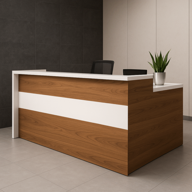 Lada recepcyjna jako wizytówka firmy